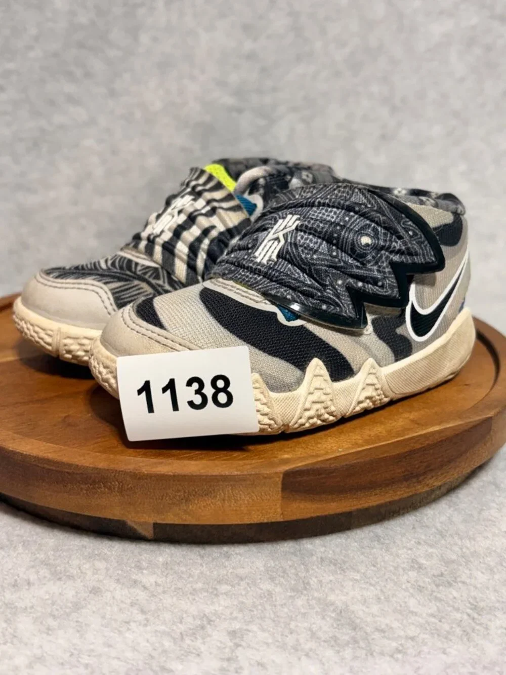 Nike Kybrid S2 TD 'What The Neon' Toddler Shoes Zebra & Palm Print Size 5C